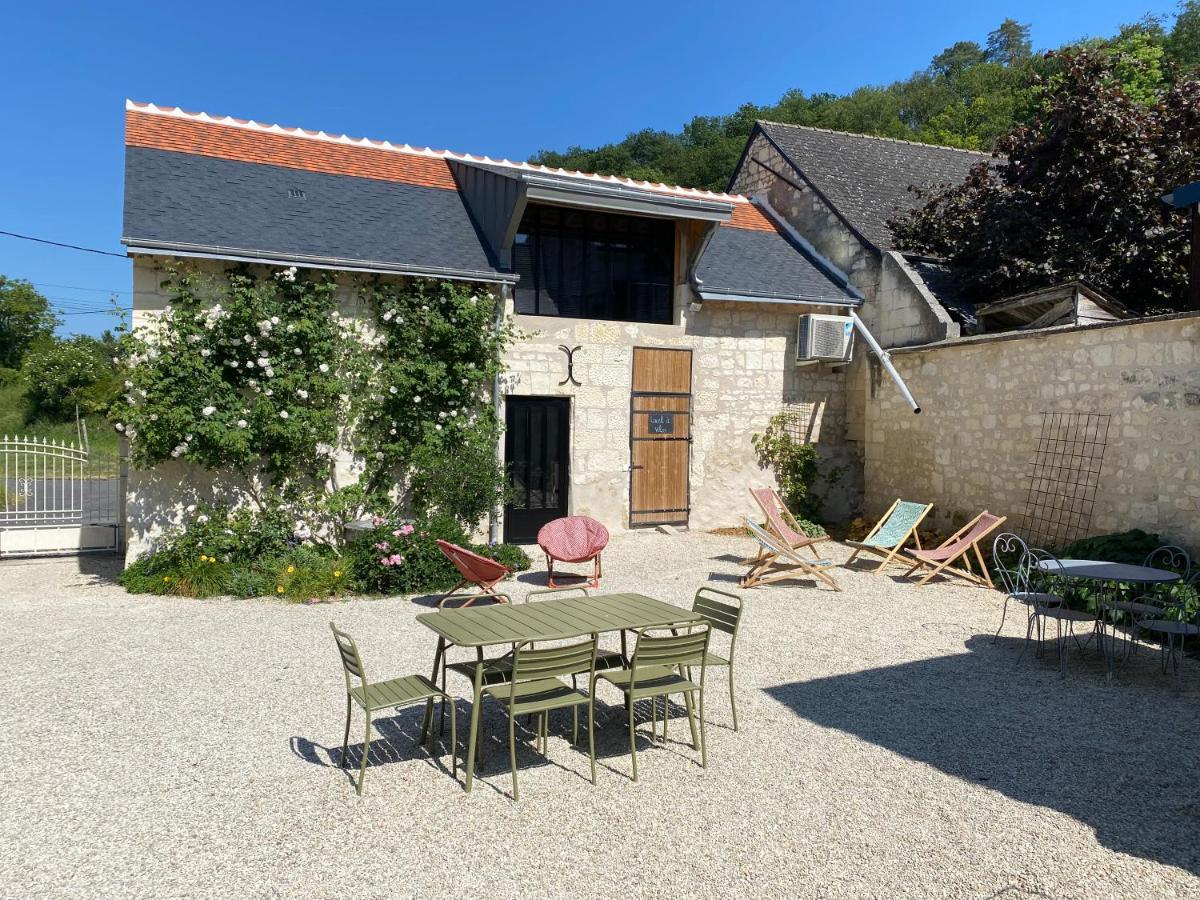 Studio Indre Climatise, La Halte De Cuze, Aux Abords De La Loire A Velo Huismes Exterior photo